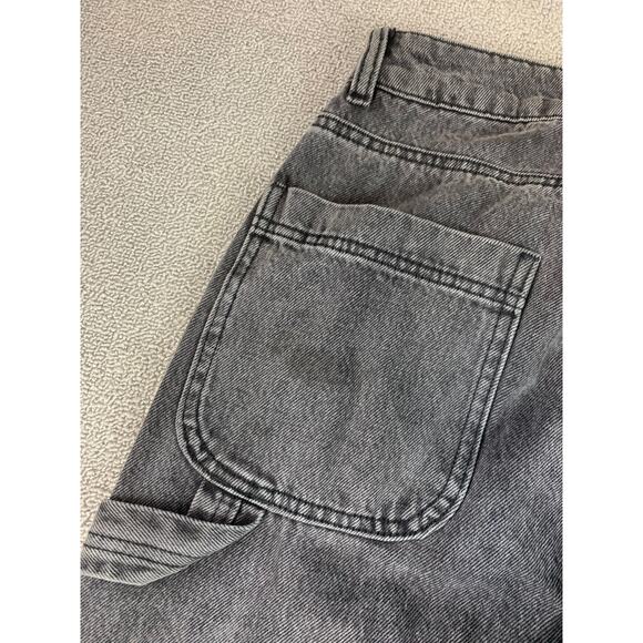 Empyre Denim Jeans Size 3 Black‎ Faded Gray Embroidered Patches - Picture 7 of 11